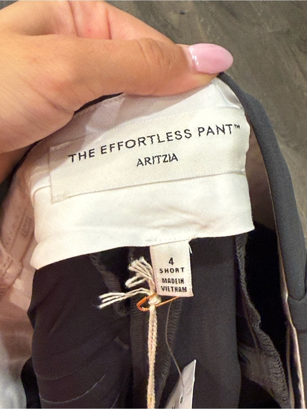 Grey Aritzia Effortless Pants Crepette - Picture 12 of 13